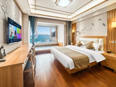 Xinyue Bay Seaview Apartment Hotel (Shibei Bay Dream Water Park Branch) Hotel a 