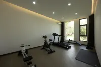 Fanjing・AURA | Desert Galaxy Pool, 360° Gilded Sunset Panoramic Stay (Shazhou Night Market) - Fitnessstudio