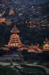Zhaoxing Dongzhai Guiyu View Inn - con vistas a la montaña
