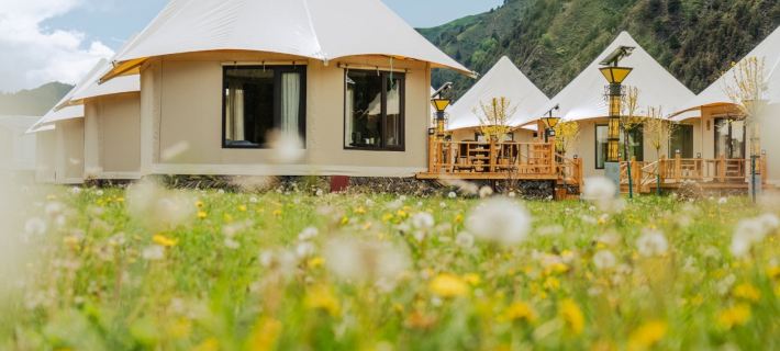 Centennial Tibetan Village Tent Camp Hotels in Zhuoni