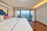 There is a courtyard duplex sea view apartment Hotels in Huandonghaiyu Scenic Area
