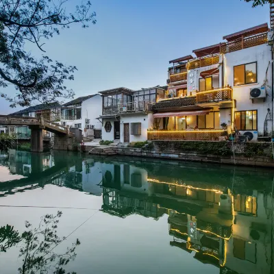 Tongli Pushe Riverside River View Homestay 陳去病故居周辺のホテル
