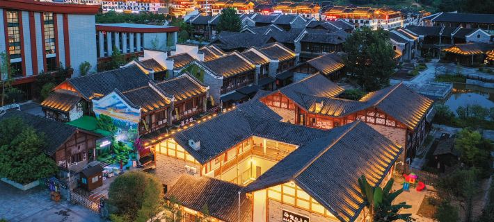 SQ・梵行・森林プール・布依傳承四合天井美宿(茘波小七孔観光地東門) 茘波のホテル
