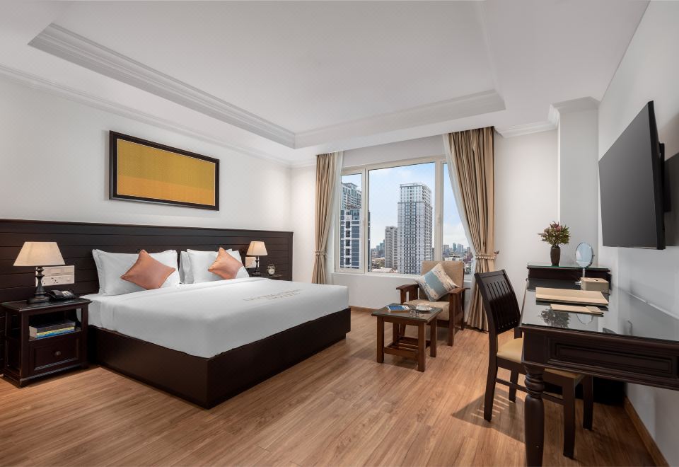 [두옹 찬 호텔의 객실 내부]