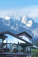 Lijiang Snow Mountain stone house