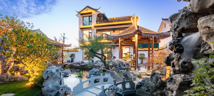 Bamboo Veranda · Hedge Bamboo Lodge Hotéis em Ningguo