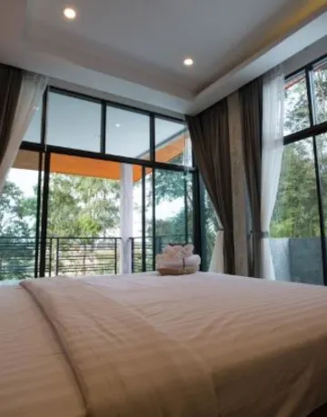 ห้องดีลักซ์พร้อมระเบียงส่วนตัว(เตียงใหญ่)