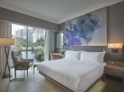 グランデラックスウォーターフロントキングサイズベッド(新しく改装された部屋) グランド コプソーン ウォーターフロント シンガポールの写真