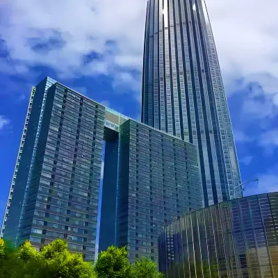 天津津海高級公寓 世紀鐘附近的飯店