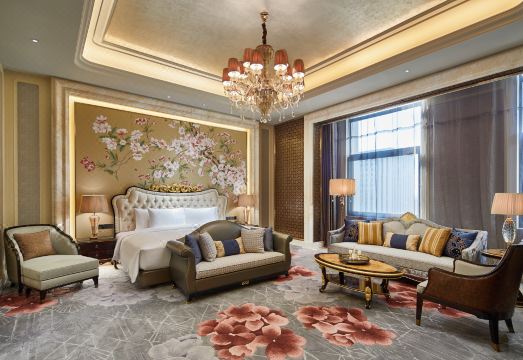 [완다 비스타 하얼빈의 쾌적한 로비 또는 객실]