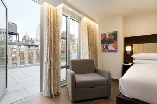 紐約曼哈頓時代廣場希爾頓安泊套房酒店