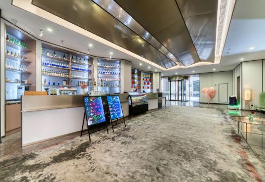 현대적인 객실 인테리어