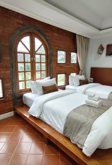 ห้องสไตล์ล้านนาทวินเบ็ด