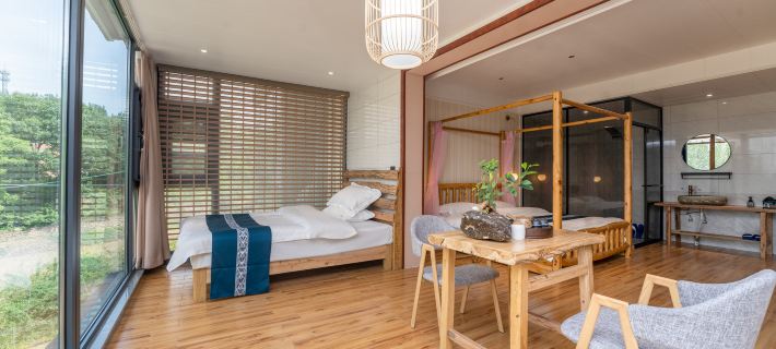 Huangchuan Zhuyun Xuju Hot Spring Homestay Hotel a Luanchuan