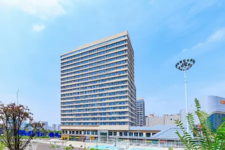 Xiyue Movie Homestay (Xingyang Wuyue Plaza Zhengzhou West Railway Station) Отели рядом с достопримечательностью «Xingyang People's Park»