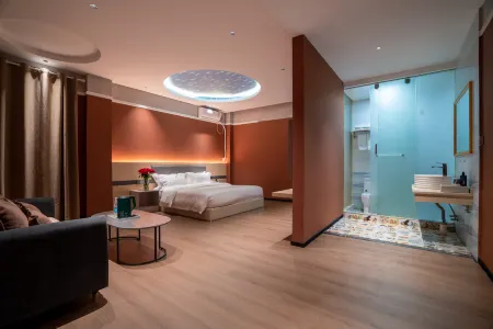 Mengzi • Light Luxury Experience • Xinsu (Min'an Road Wencui Road Branch) Отели рядом с достопримечательностью «Honghe College»