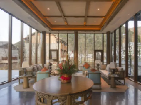 Julong Guniujiang Resort Hotéis em Shitai