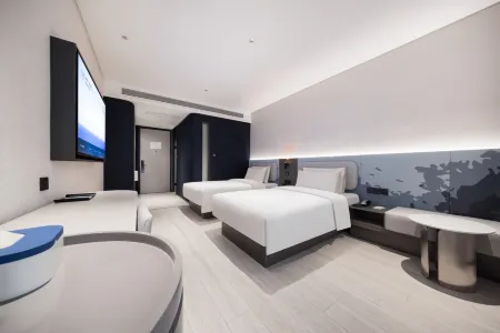 Jining Wanda Plaza Taibailou Road Light Residence Hotel Отели рядом с достопримечательностью «Shandong Polytechnic Vocational College (New Campus)»