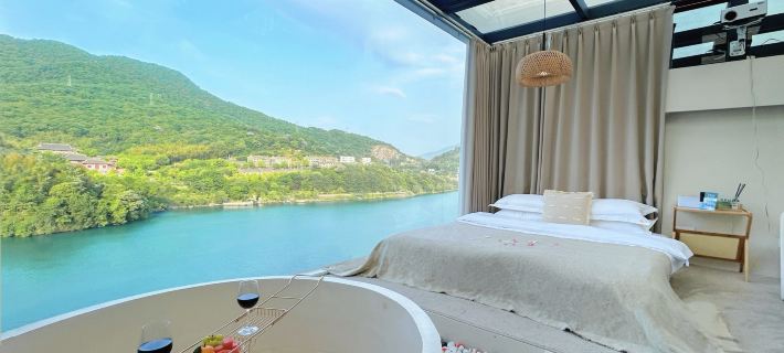 Man·qixi Jiangjing Vacation Apartment (Dongjiang Lake Scenic Area Yanjiang Xi Road) Ξενοδοχεία στην πόλη Ζισίνγκ