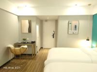 武汉富丽公寓 - 温馨日式投影双床房