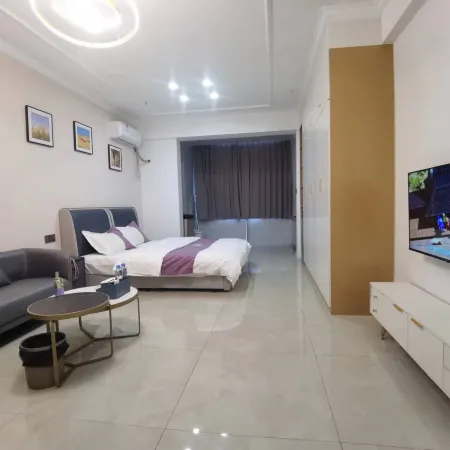 Qianbaidu Chain Apartment (Yuyuan Huating Branch) Отели в г. Линьшу