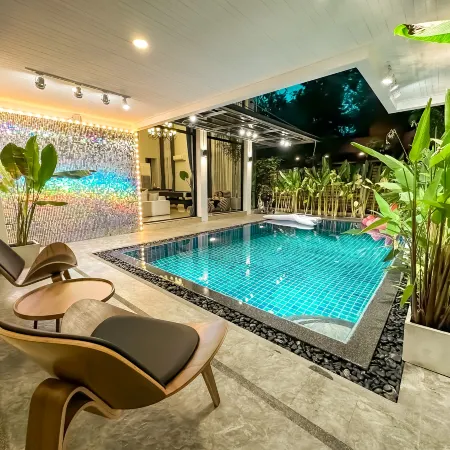 189/7bangkok 6 bedrooms private pool villa，1000square summer villa