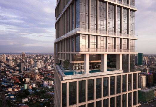 호텔 수영장 전경