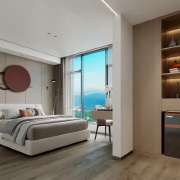 百瑞酒店（義烏中心醫院雞鳴閣店） 鄰近雞鳴山公園-鳳翔閣的酒店