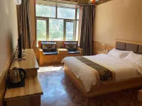 Overlapping ancient temple holy lake villa