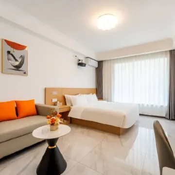 尚雲海樘アパートメント（西安丈八東路東儀路地下鉄駅） 西安石油大学 (明徳キャンパス)周辺のホテル