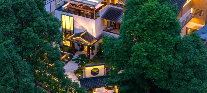 Qieting Mountain Lodge Hotele w: Pengzhou