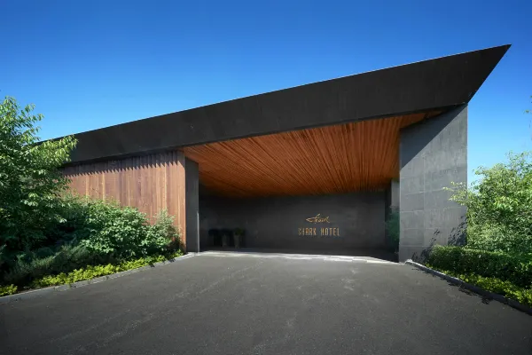 ポセイドン シャーク ホテルの外観の様子