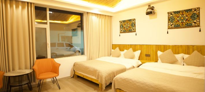 Chaka Qingcha Courtyard Hoteles en Condado de Ulan