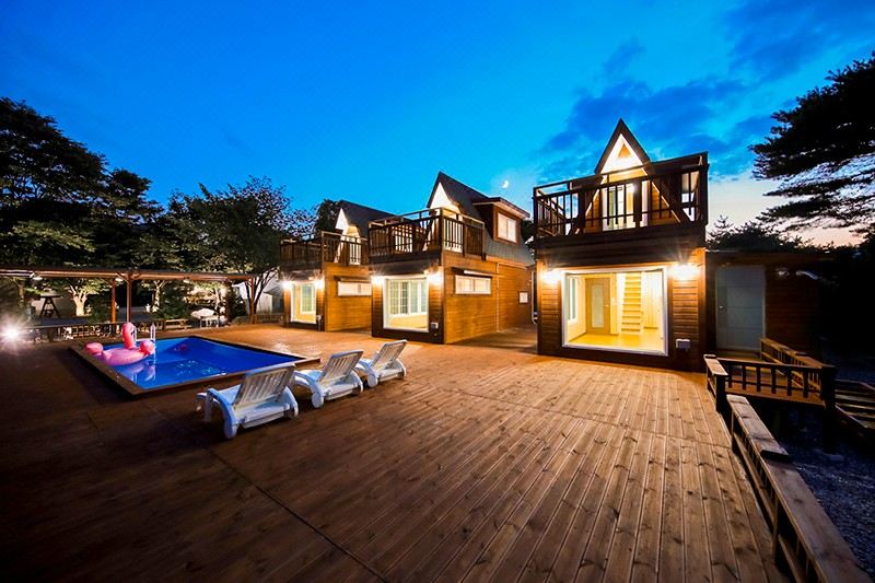 평창강 힐링 하우스 건물 외관