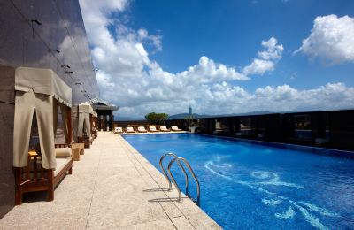 屋外プール オークラプレステージ台北の写真