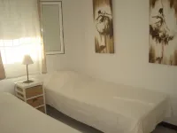 A Impressive Nudist Apartment with Terrace and Two Rooms, AC and Pool