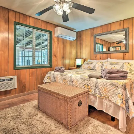 Near Hiking Trails: Woodsy Pine Cabin w/ Fire Pit