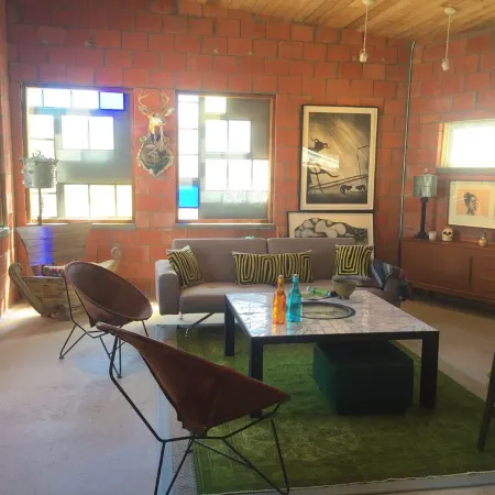 Loft-Like Living in Marfa with Sexy Outdoor Shower