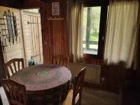 Half wooden CHALET in a clearing in Pyrenees 2000
