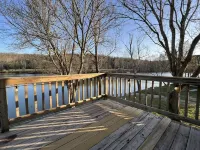 Spring River Waterfront Cabin - Walking Distance to Downtown Hardy & Loberg Park