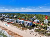 The Sand Bar 🐶Friendly, Beach Views, Private Pool & HotTub, SGI Gated Community