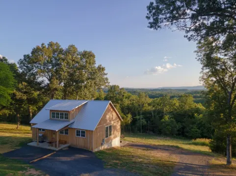 Stunning New Home at Sky Hawk Ridge, a 185-Acre Refuge ONE MILE to Buffalo River