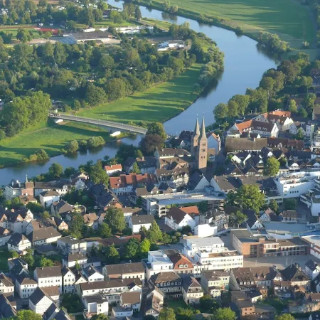 MW vacation apartment in Höxter / Weserbergland directly on the Weser.