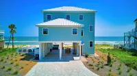 Luxury Beachfront Home with a Private, Hot Tub and Elevator
