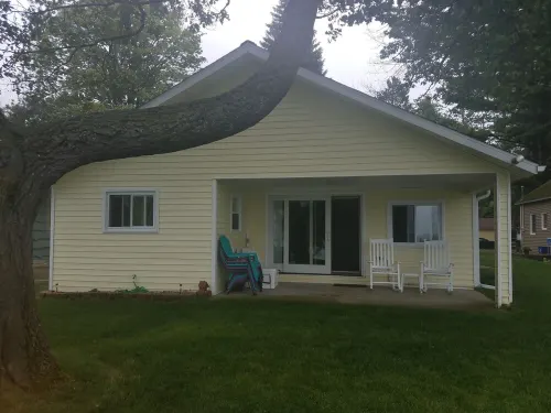 Spectacular Lake Front Home on Beautiful Higgins Lake with Amazing Sunset Views