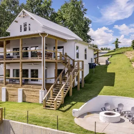 Lakefront Home with Waterfront Views from Every Room - 4.4 Miles to the Barn