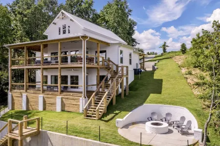 Lakefront Home with Waterfront Views from Every Room - 4.4 Miles to the Barn