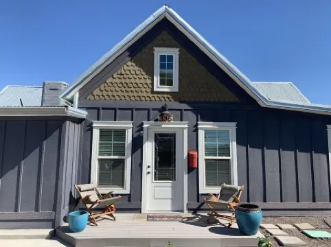 Downtown Fruita! Modern 3-BR home with master suite & locked bike storage