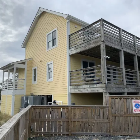 Water Music OBX:  Ocean views, easy beach access, private pool.  Pet friendly.
