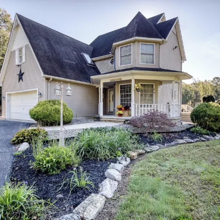 ClubDivot - A Modern Farm Style  Home with Pool and Backyard Bar